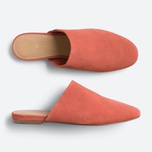 Charlize Burnt Orange Suede Flats Size 8